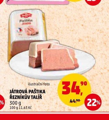 JÁTROVÁ PAŠTIKA ŘEZNÍKŮV TALÍŘ