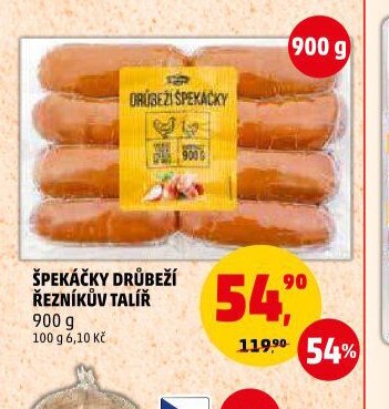 Špekáčky drůbeží Řezníkův talíř