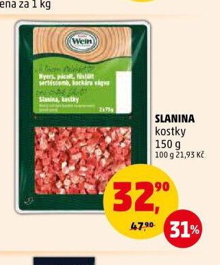 Slanina kostky