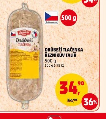 Drůbeží tlačenka Řezníkův talíř