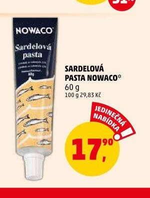 Sardelová pasta Nowaco