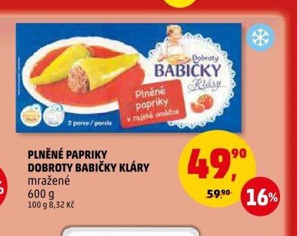 PLNĚNÉ PAPRIKY DOBROTY BABIČKY KLÁRY