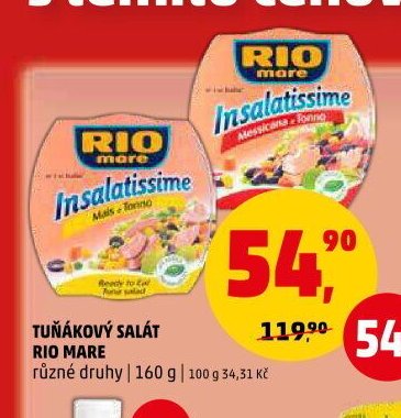 TUŇÁKOVÝ SALÁT RIO MARE