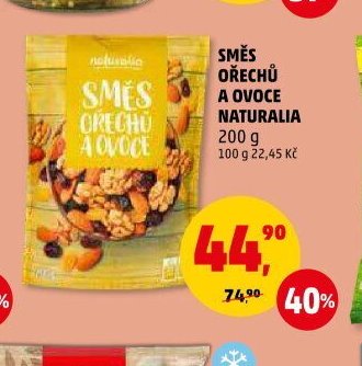 SMĚS OŘECHŮ A OVOCE NATURALIA