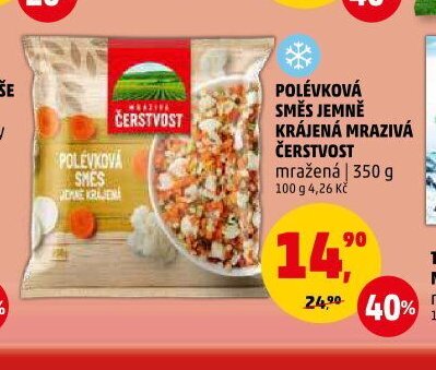 POLÉVKOVÁ SMĚS JEMNĚ KRÁJENÁ MRAZIVÁ ČERSTVOST