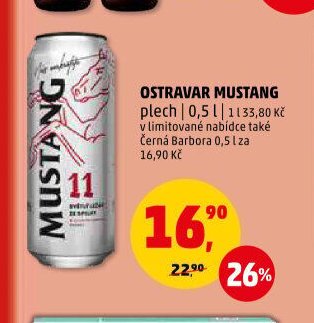 Ostravar Mustang plech