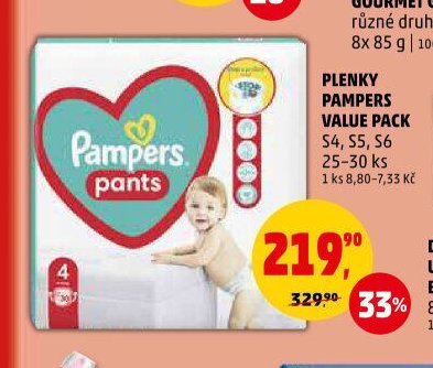 Plenky Pampers Value Pack
