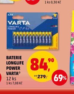 Baterie Longlife Power Varta