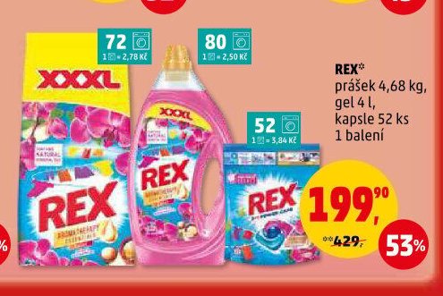 Rex prášek, gel, kapsle