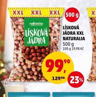 LÍSKOVÁ JÁDRA XXL NATURALIA