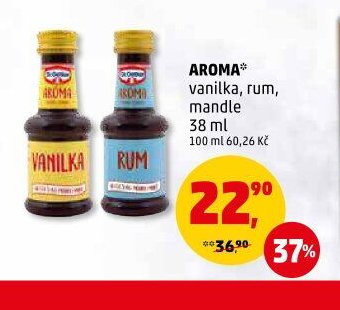 AROMA VANILKA, RUM, MANDLE
