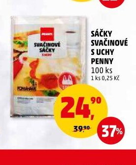 SÁČKY SVAČINOVÉ S UCHY PENNY