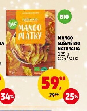 MANGO SUŠENÉ BIO NATURALIA