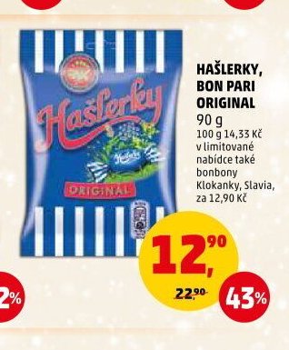 HAŠLERKY, BON PARI ORIGINAL