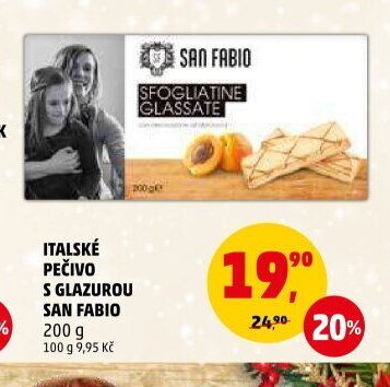 ITALSKÉ PEČIVO S GLAZUROU SAN FABIO