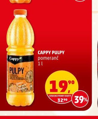 CAPPY PULPY pomeranč 1 l
