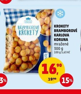 KROKETY BRAMBOROVÉ KARLOVA KORUNA