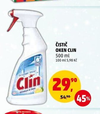 ČISTIČ OKEN CLIN