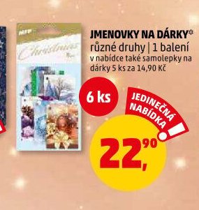 JMENOVKY NA DÁRKY