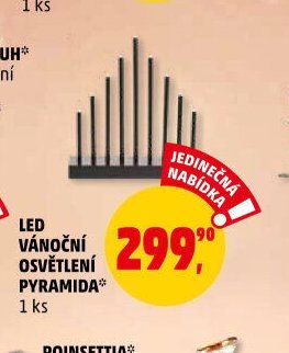 LED VÁNOČNÍ OSVĚTLENÍ PYRAMIDA