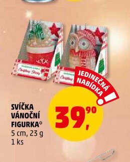 SVÍČKA VÁNOČNÍ FIGURKA