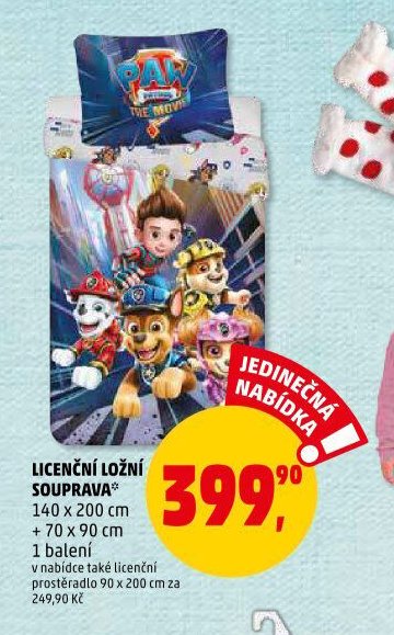 Licenční ložní souprava