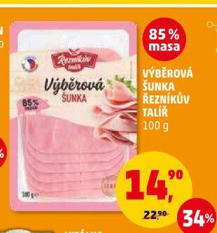 Výběrová šunka Řezníkův talíř
