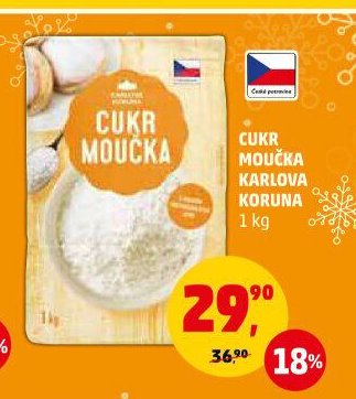 Cukr moučka Karlova Koruna