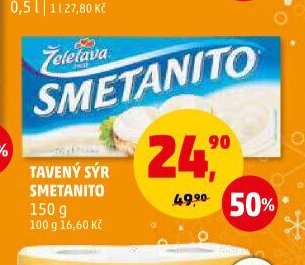 Tavený sýr Smetanito