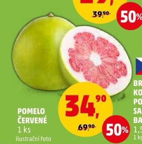Pomelo červené