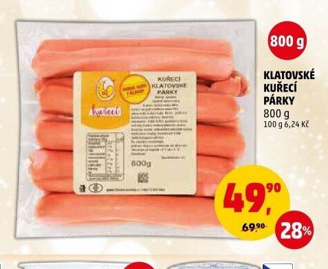Klatovské kuřecí párky