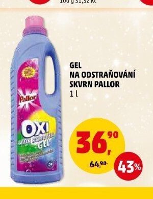 GEL NA ODSTRAŇOVÁNÍ SKVRN PALLOR