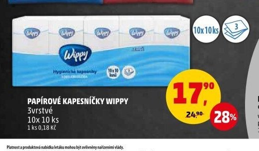 Papírové kapesníčky Wippy