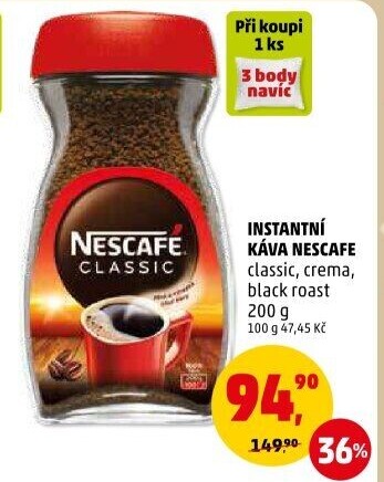 Instantní káva Nescafé Classic