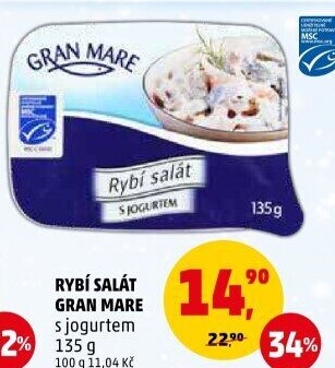 Salát rybí s jogurtem Gran Mare