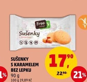 Sušenky bez lepku Free Village