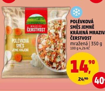 Zeleninová polévková směs mražená Mrazivá Čerstvost