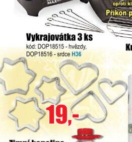 Vykrajovátka 3 ks