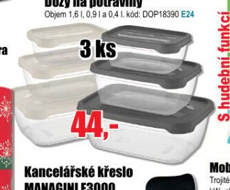 Dózy na potraviny 3 ks