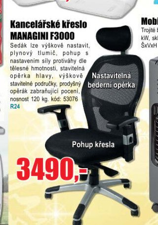 Kancelářské křeslo MANAGINI F3000