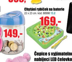 Chytání rybiček na baterie