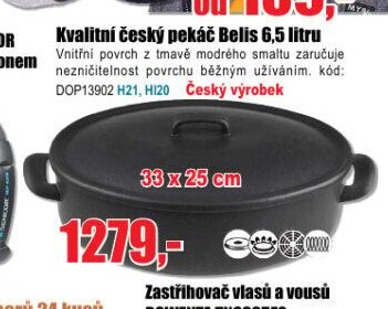 Kvalitní český pekáč Belis 6,5 litru