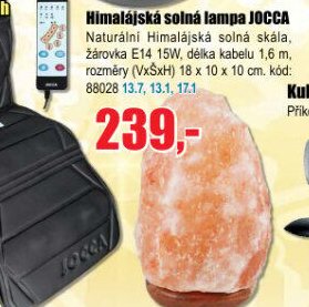 Himalájská solná lampa JOCCA
