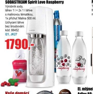 SODASTREAM Spirit Love Raspberry