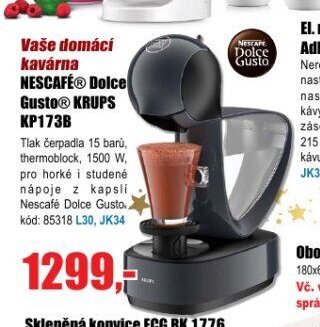 Vaše domácí kavárna NESCAFÉ® Dolce Gusto® KRUPS KP173B