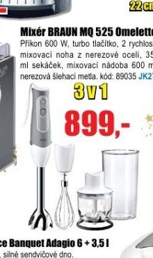Mixér BRAUN MQ 525 Omelette