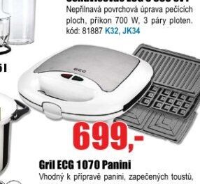 Sendvičovač ECG S 399 3v1