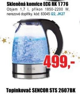 Skleněná konvice ECG RK 1776