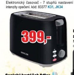 Topinkovač SENCOR STS 2607BK