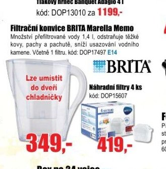 Filtrační konvice BRITA Marella Memo